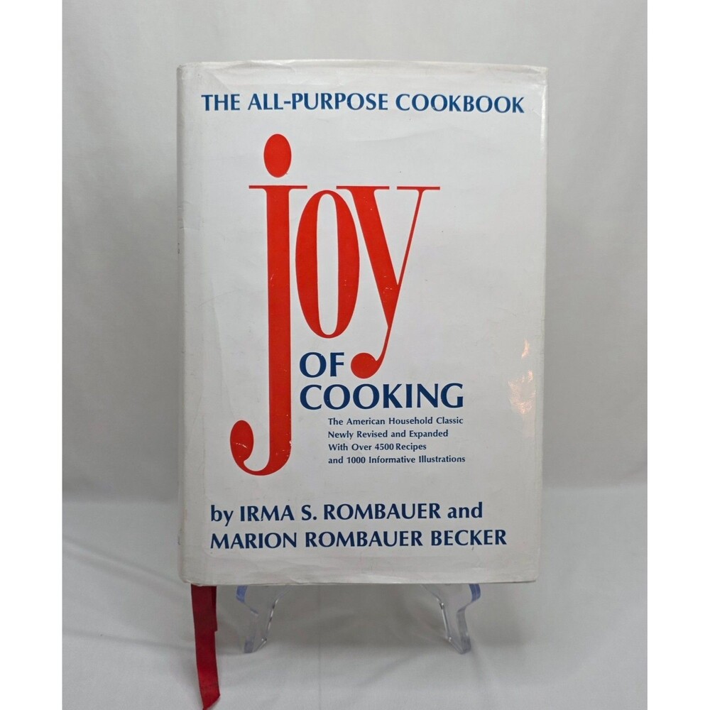 Vintage Joy of Cooking Cookbook 1975 Hardcover Irma Rombauer Classic Recipes